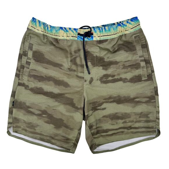 Stance Complex Athletic Shorts 7 in inseam Dark Green Mens Medium - Picture 1 of 8